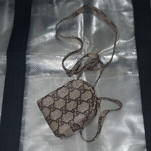 Brown Crossbody Miniature Bag